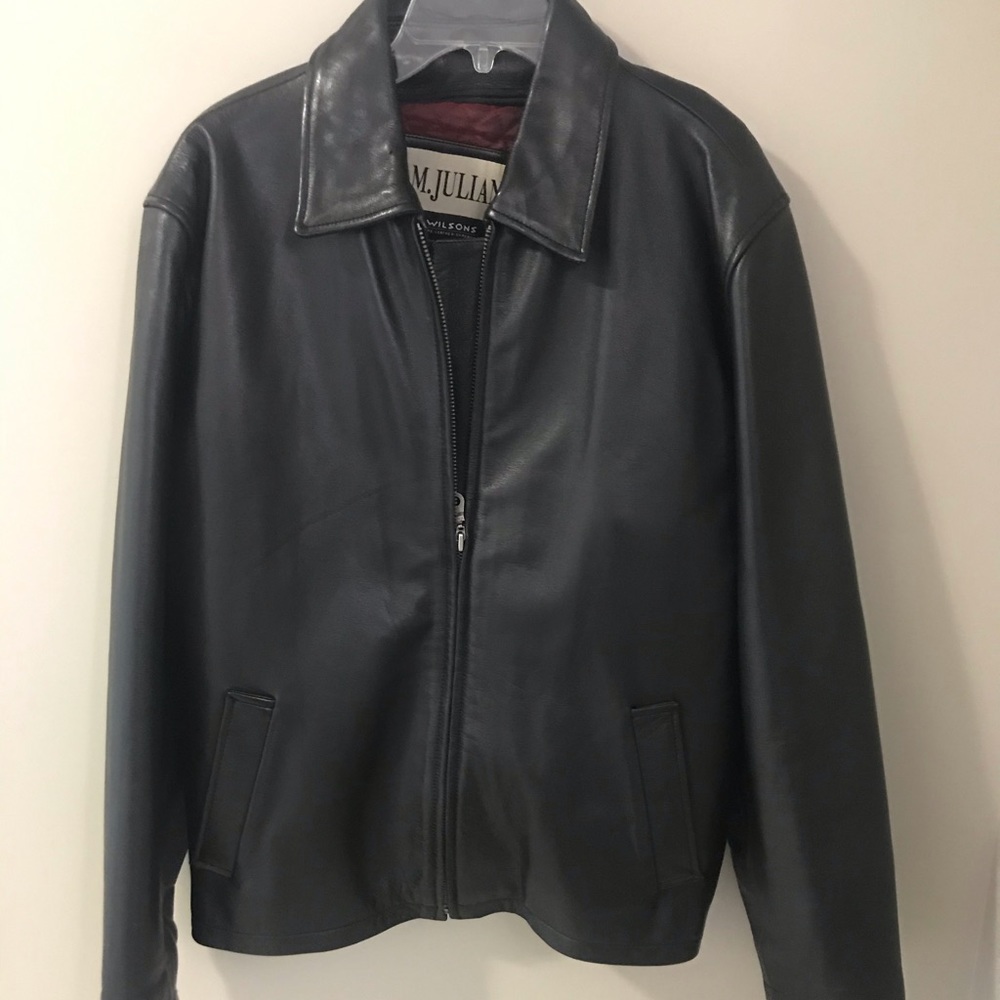 Black Leather Coat